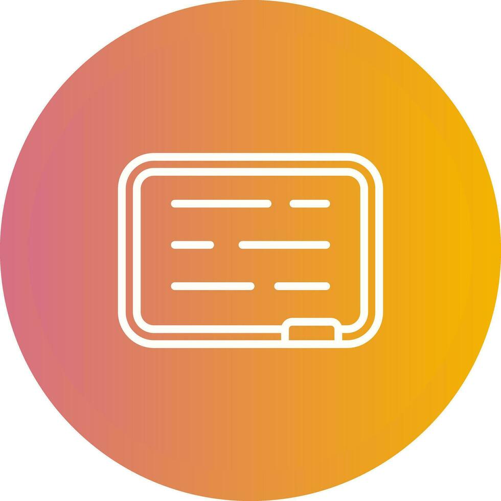 Whiteboard Vector Icon