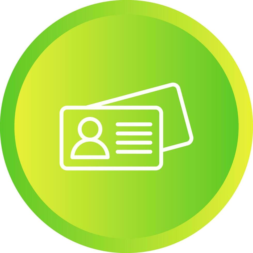 Business Card Vector Icon