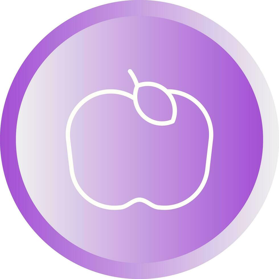 icono de vector de manzana