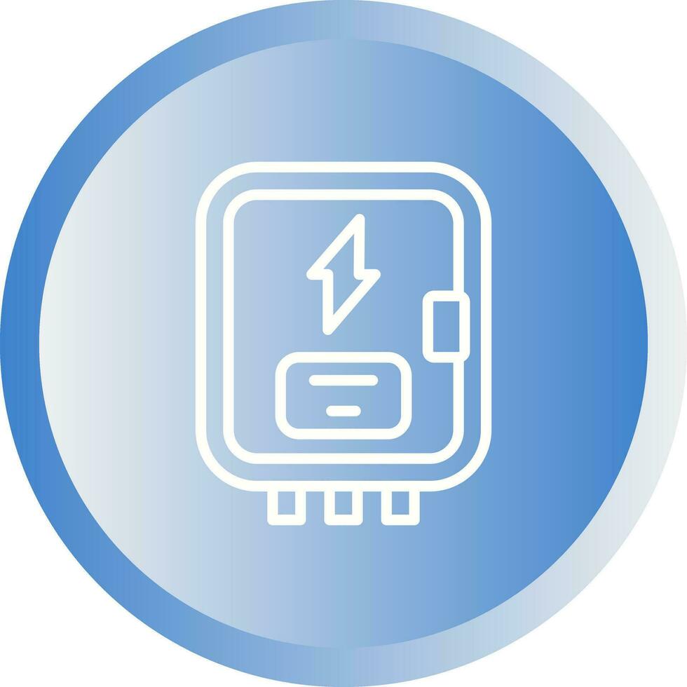 icono de vector de panel eléctrico