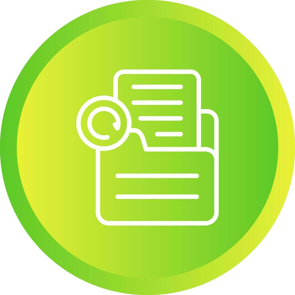 Document Redo Vector Icon