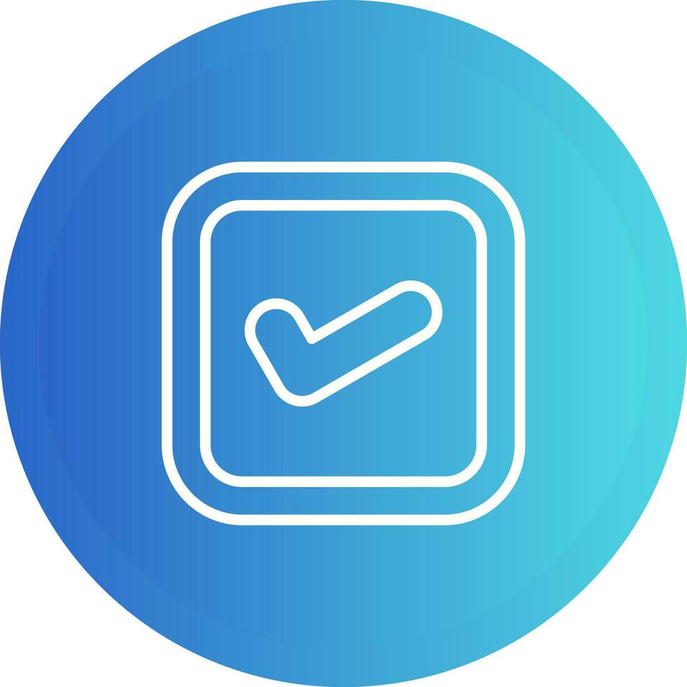 Checkbox Vector Icon