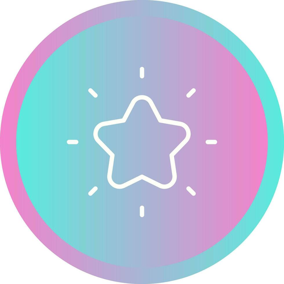 Shining Star Vector Icon