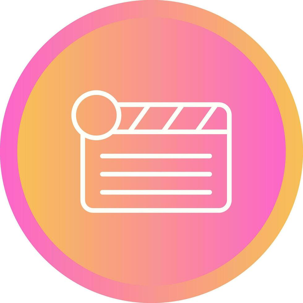 Clapper Board Vector Icon