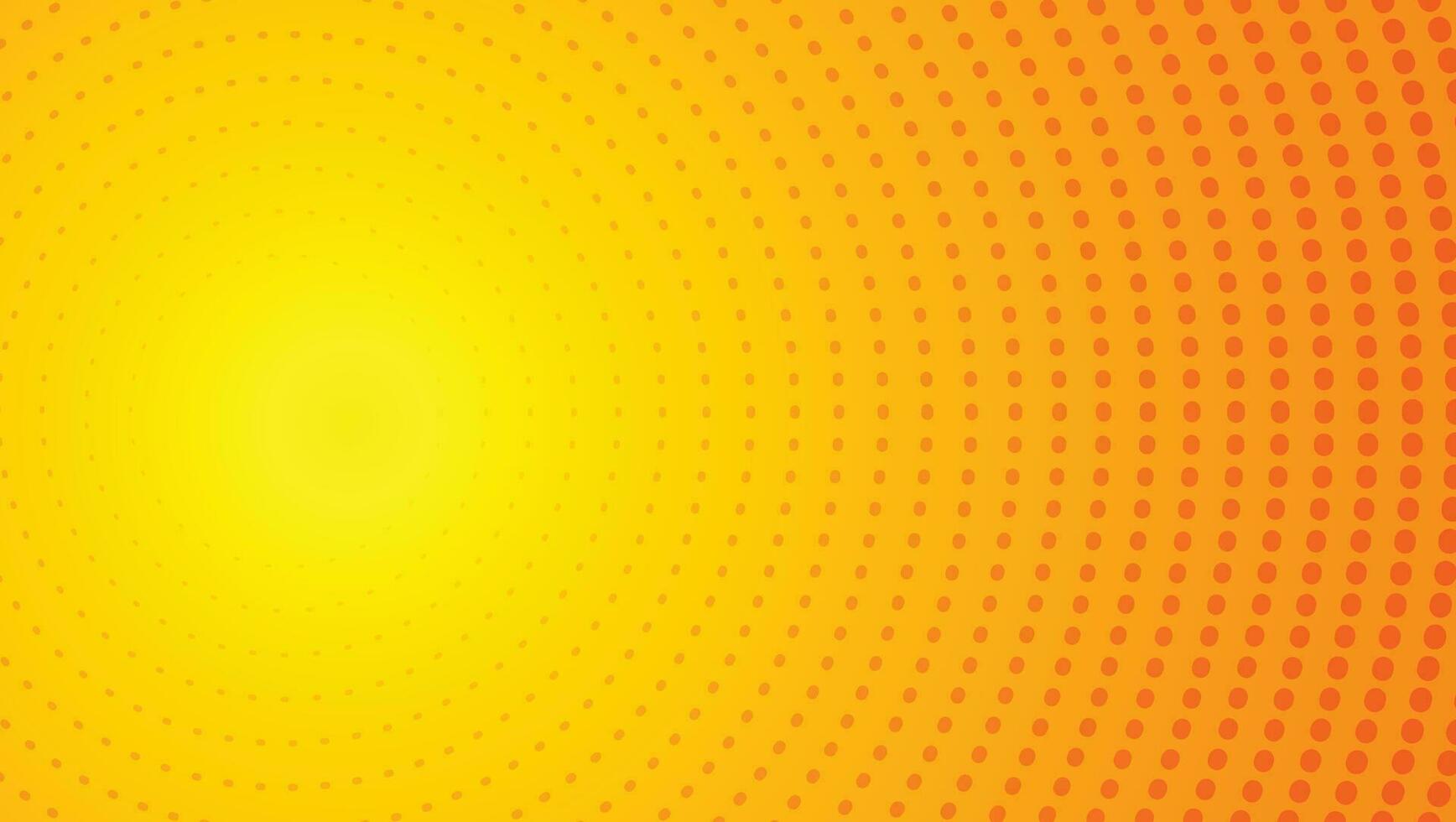 Dotted circle pattern abstruct background yellow color vector