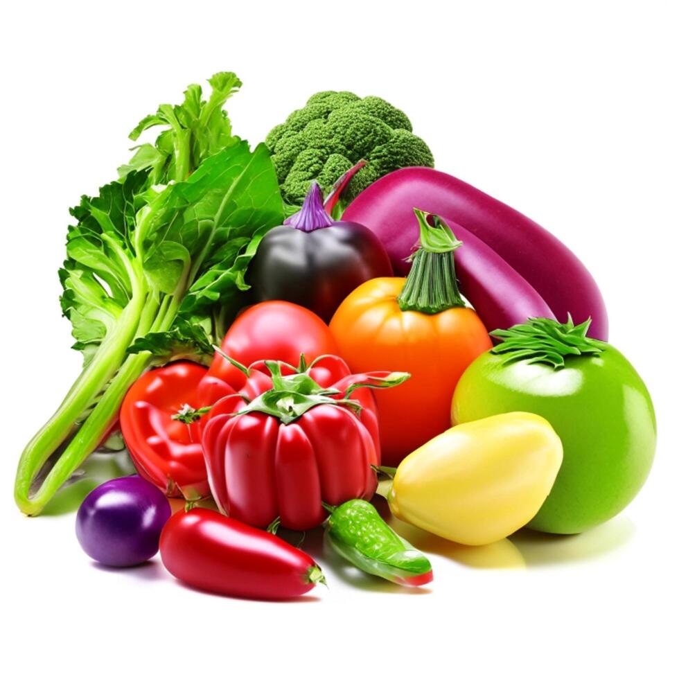 vegetables isolated green pack photo