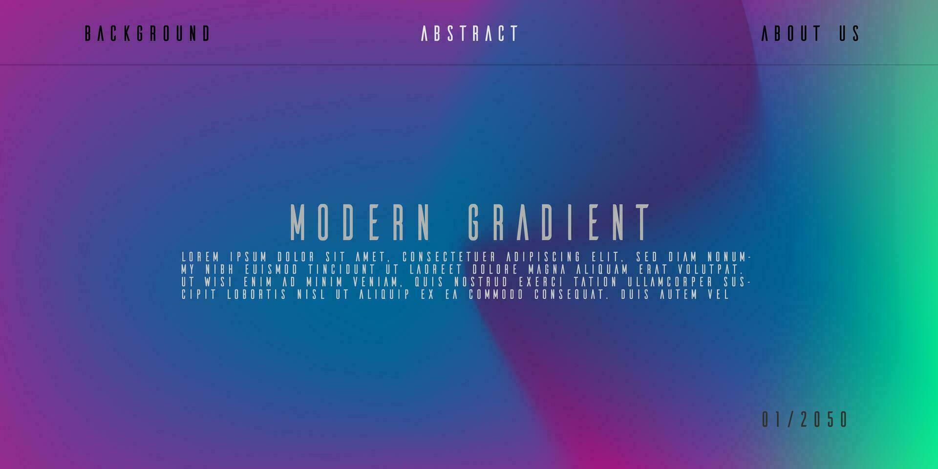 Abstract color gradient, modern blurred background and texture, template with an elegant design concept, minimal style composition, Trendy Gradient  for your graphic design vector