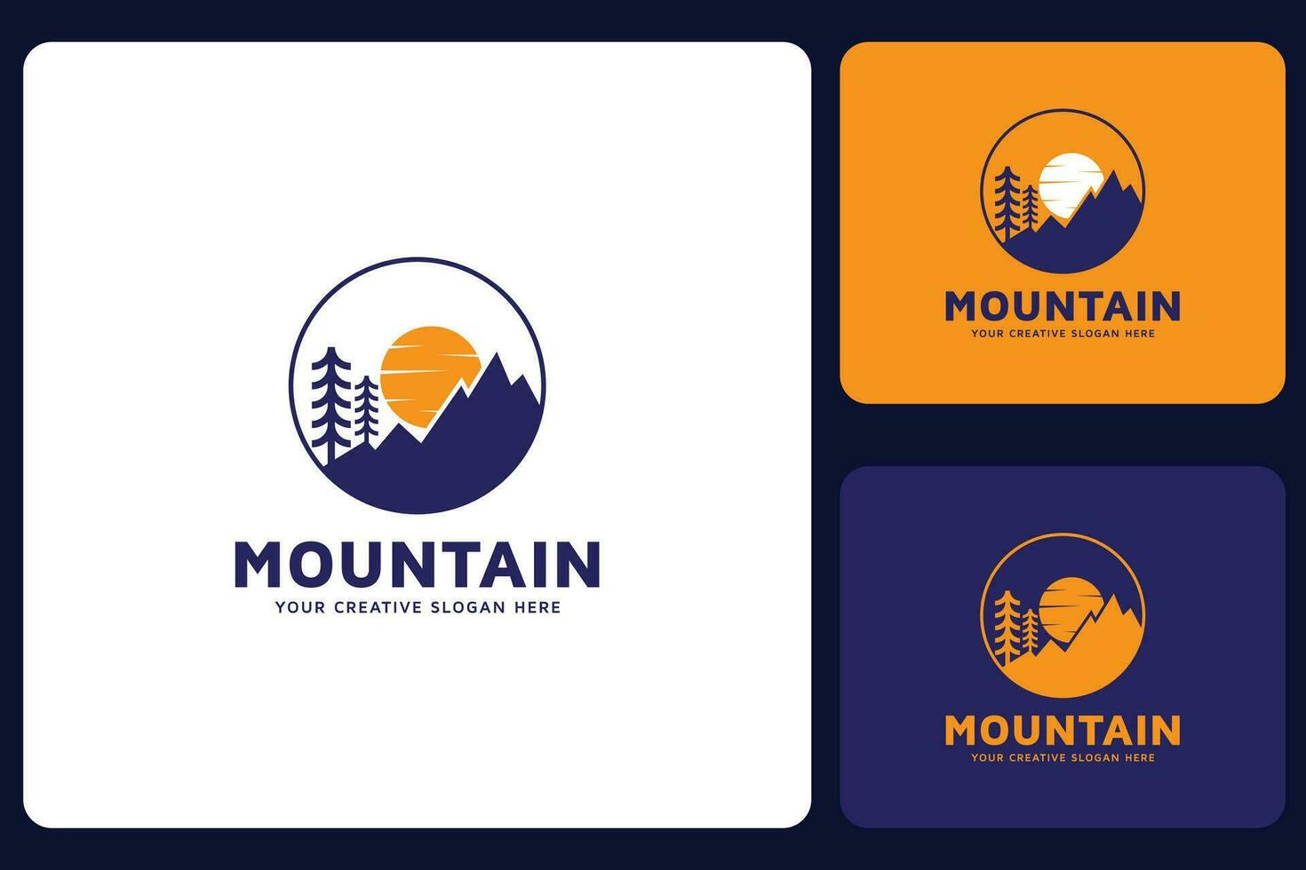 Mountain Logo Design Template vector