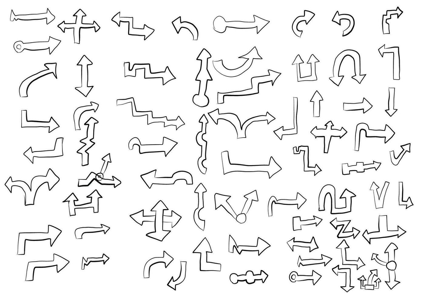 Set of vector hand drawning arrows.directions signs or symbols,arrow,firework,bow,tail, heart, set,line ,love,speech bubble,pointer,Vector hand drawning arrows and direction concept.