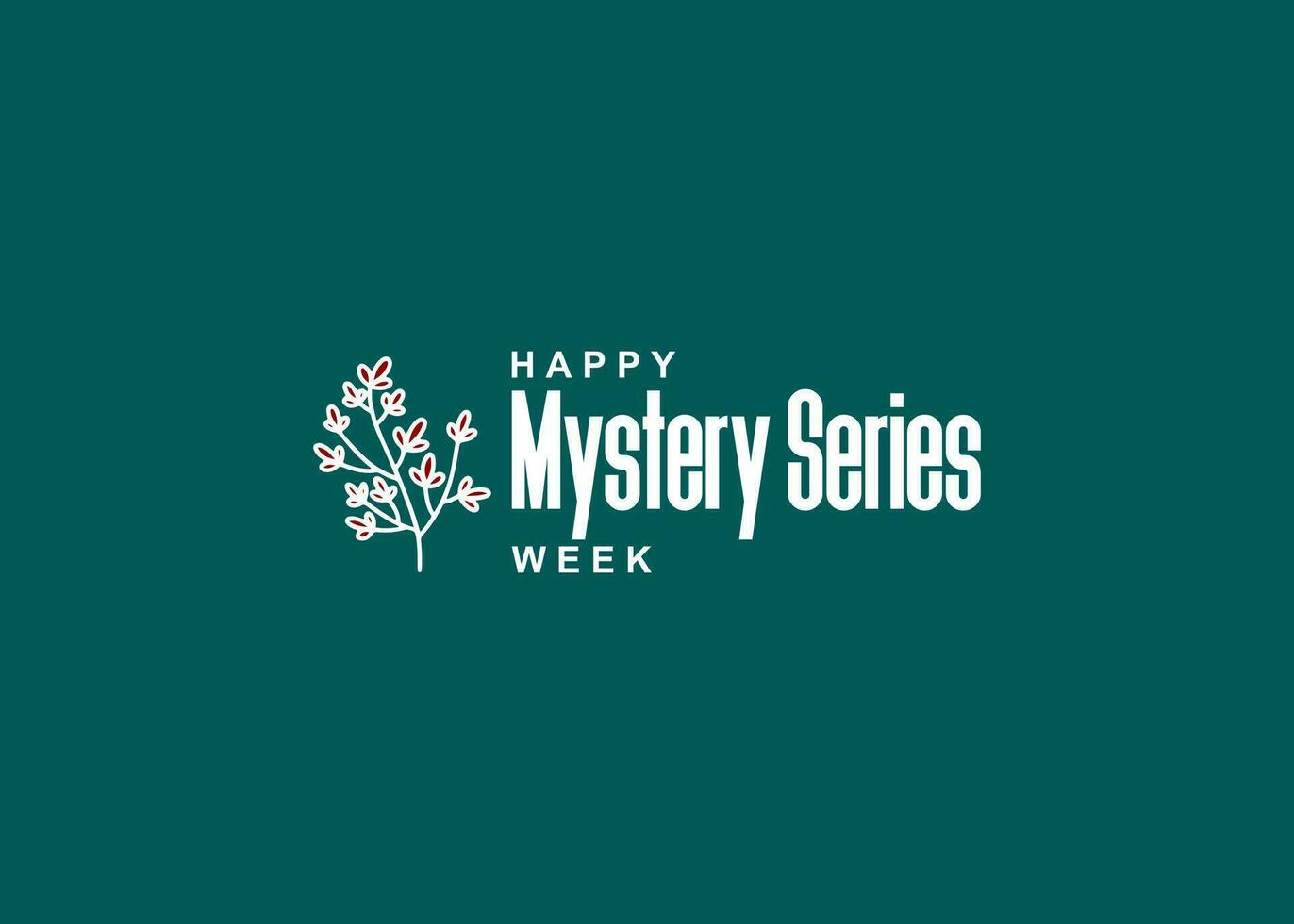Mystery Series Week vector