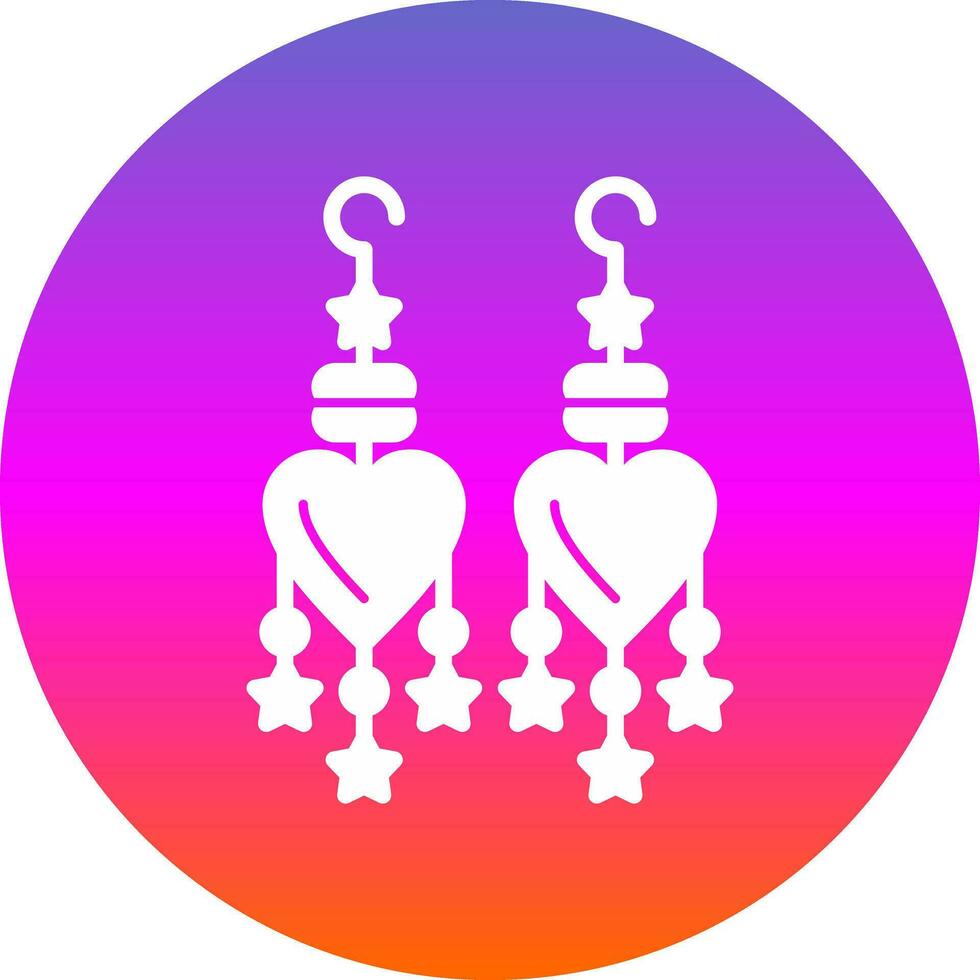 diseño de icono de vector de pendientes