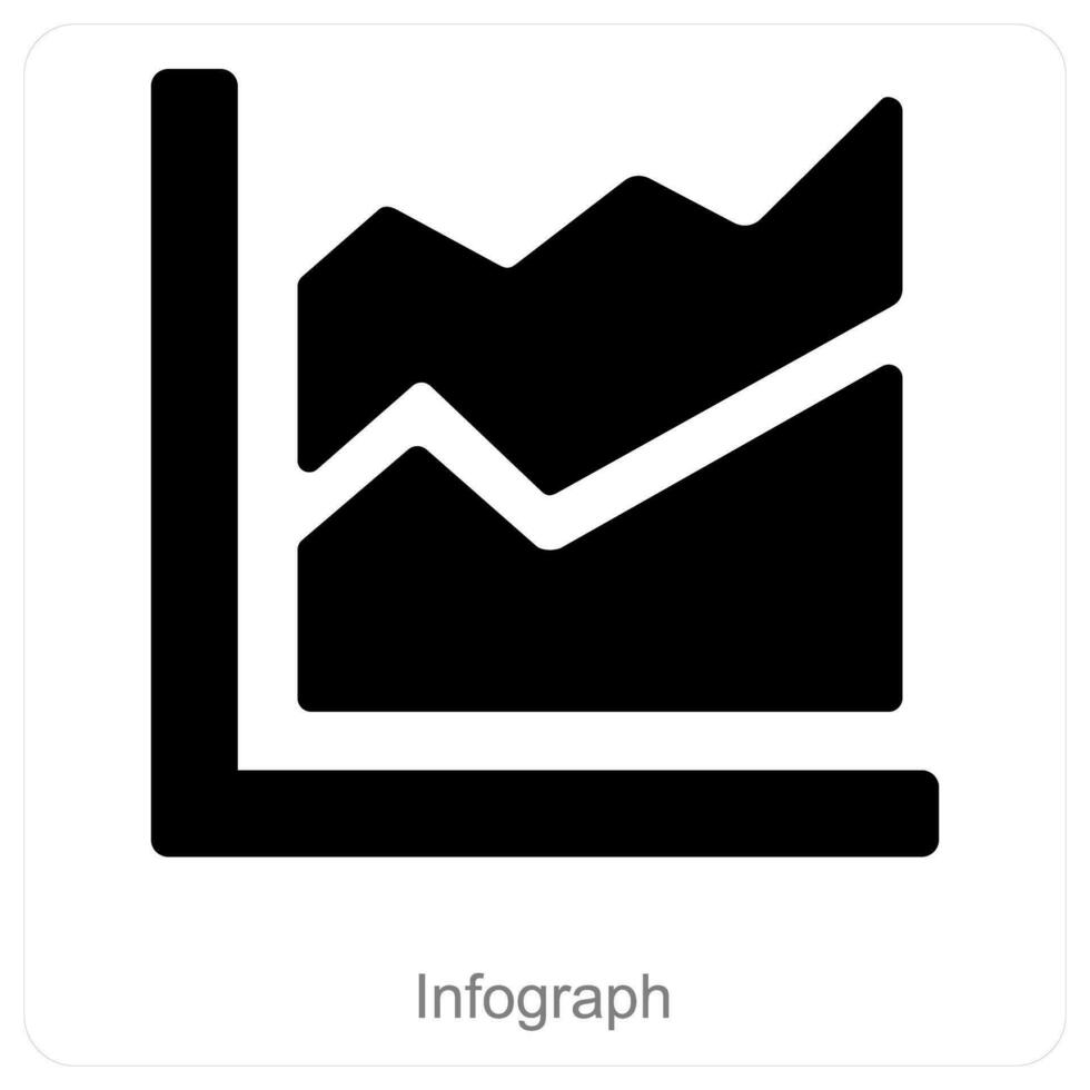 Infograph and Analiticscareer icon concept vector