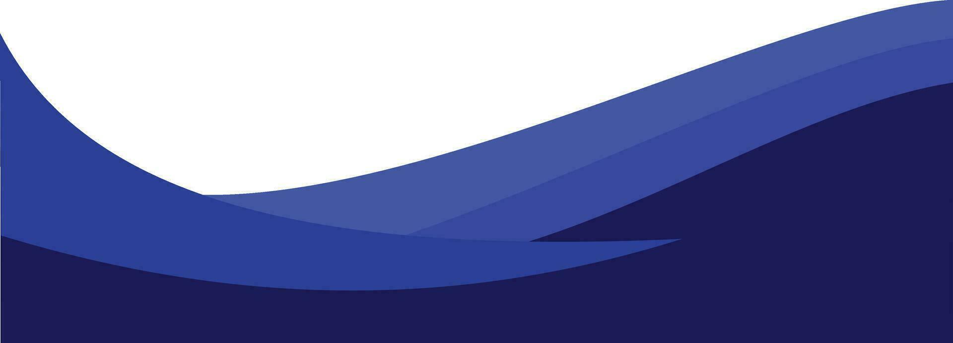Curved Header and Footer Element vector