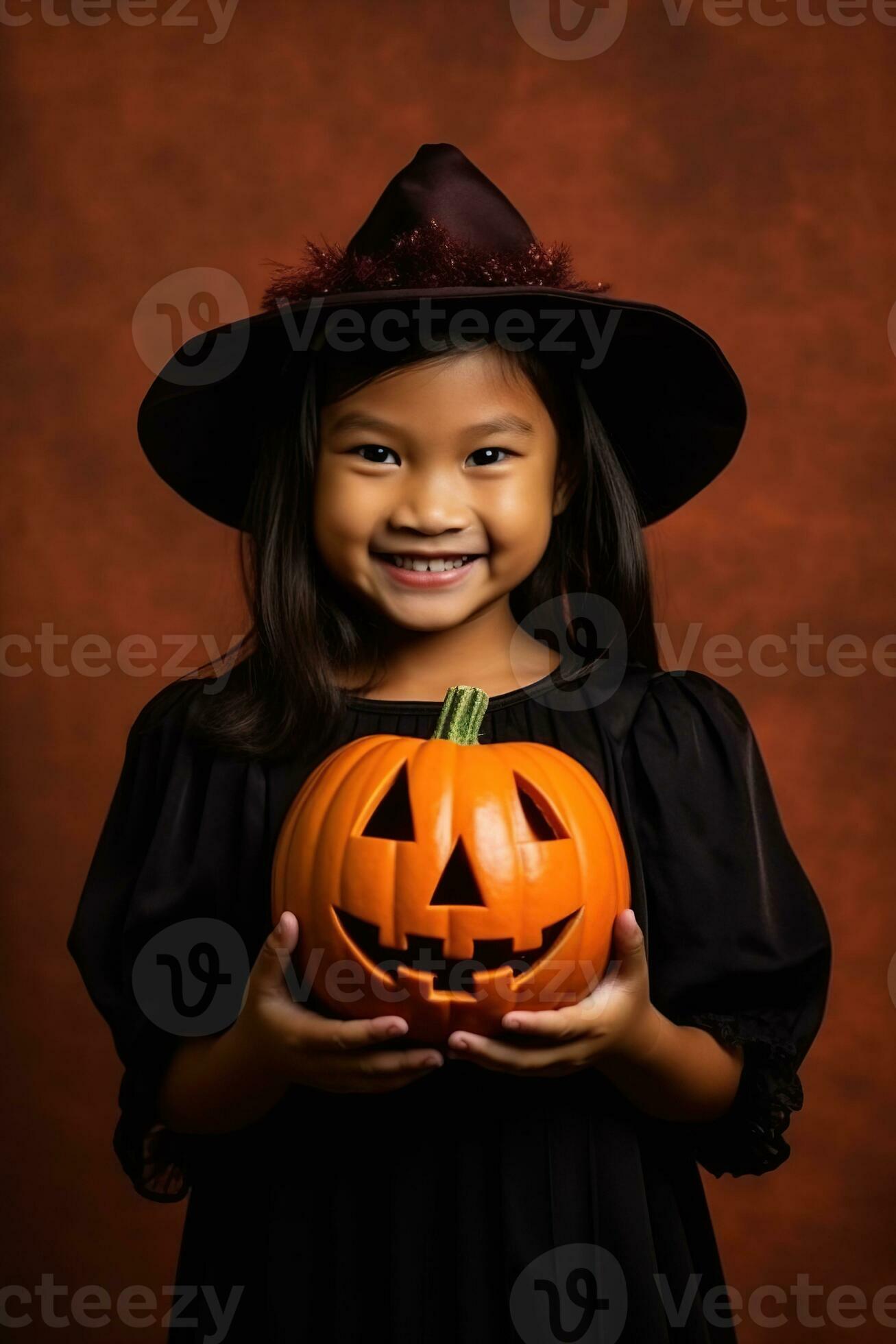 An illustration of children wearing a halloween costume , AI Generated ...