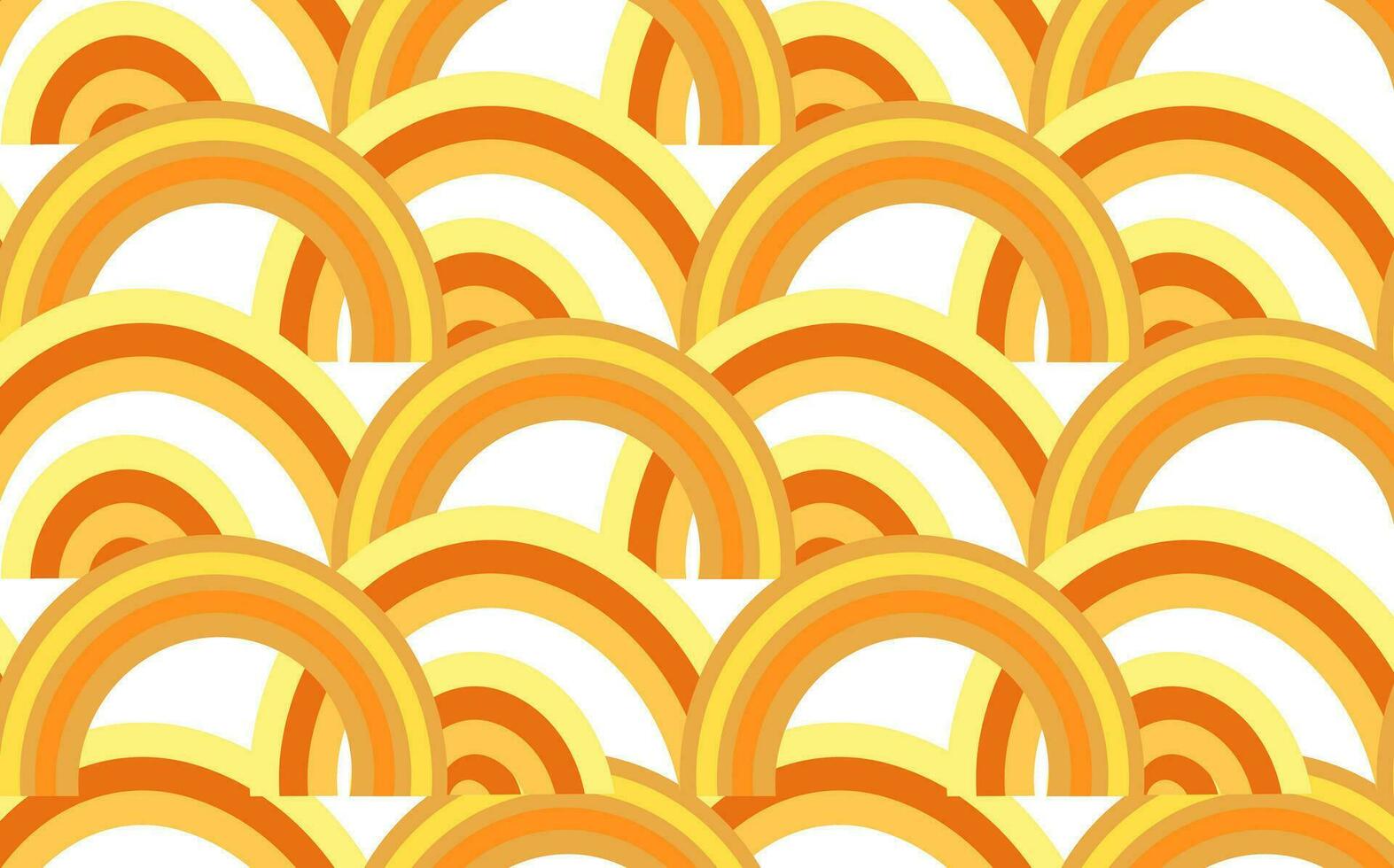 mano dibujado asiático japonés ramen fideos sin costura patrón.fondo con amarillo y naranja rayas.pasta resumen antecedentes concepto.macarrones amarillo póster. vector