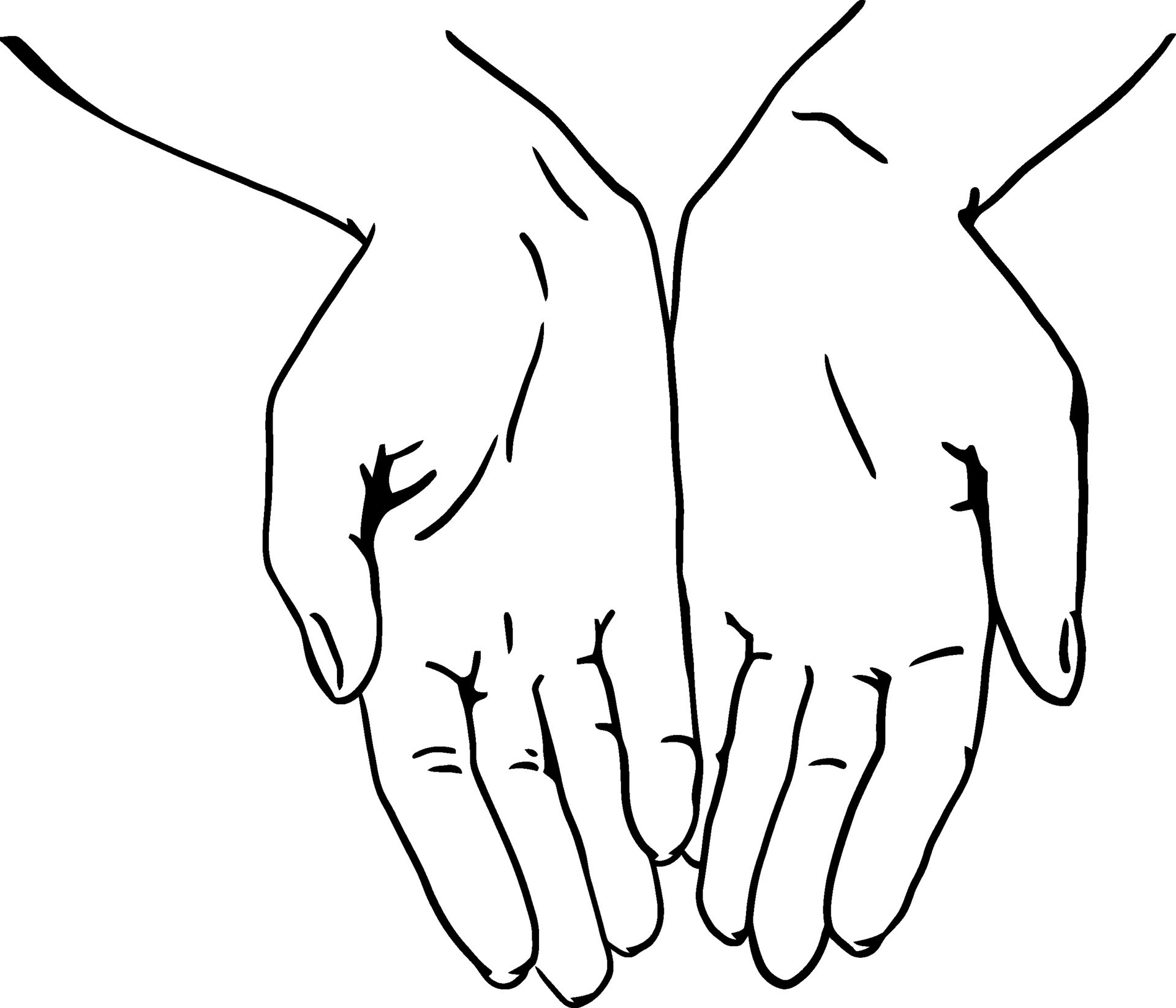 Open hands illustration 26346508 Vector Art at Vecteezy