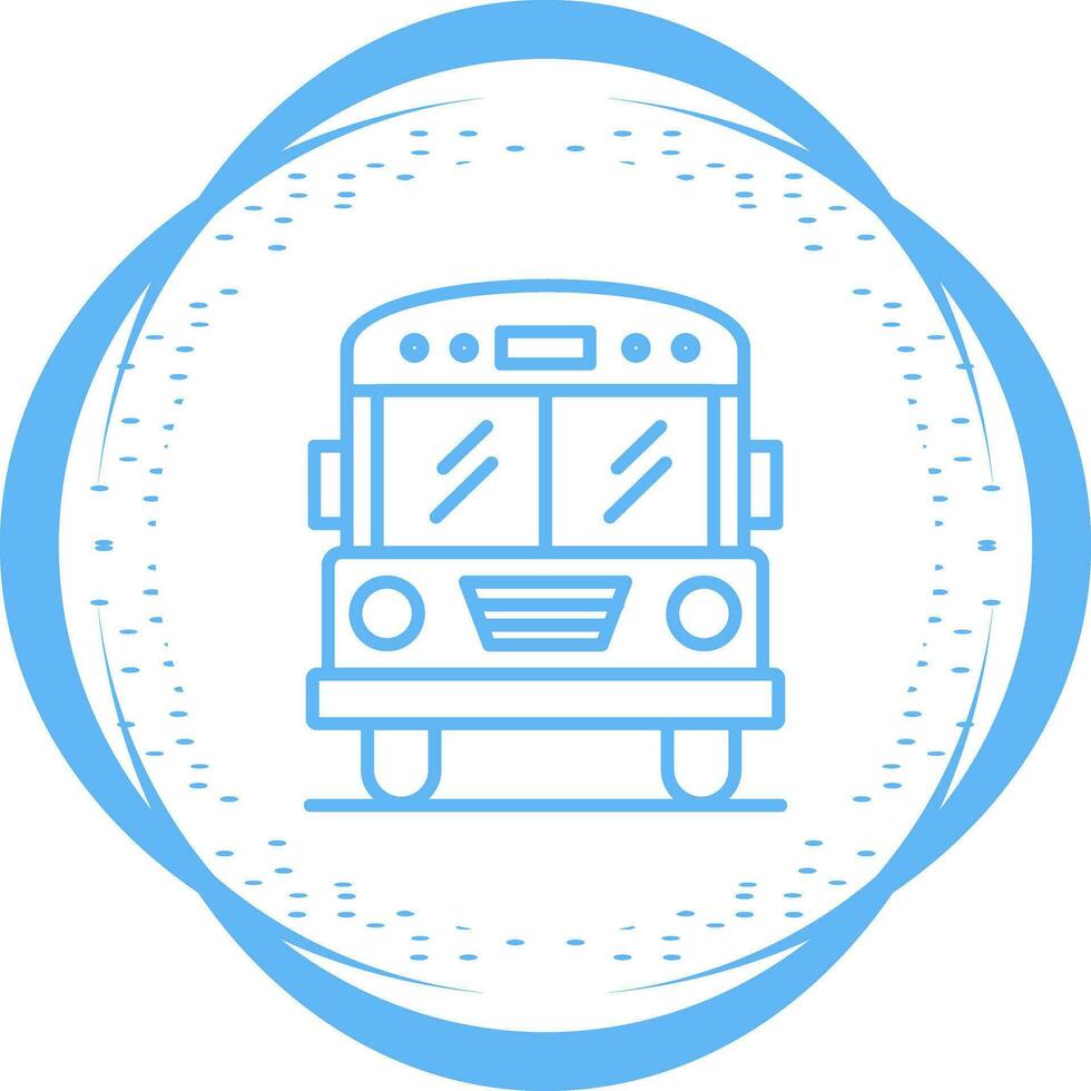 School Bus Vector Icon