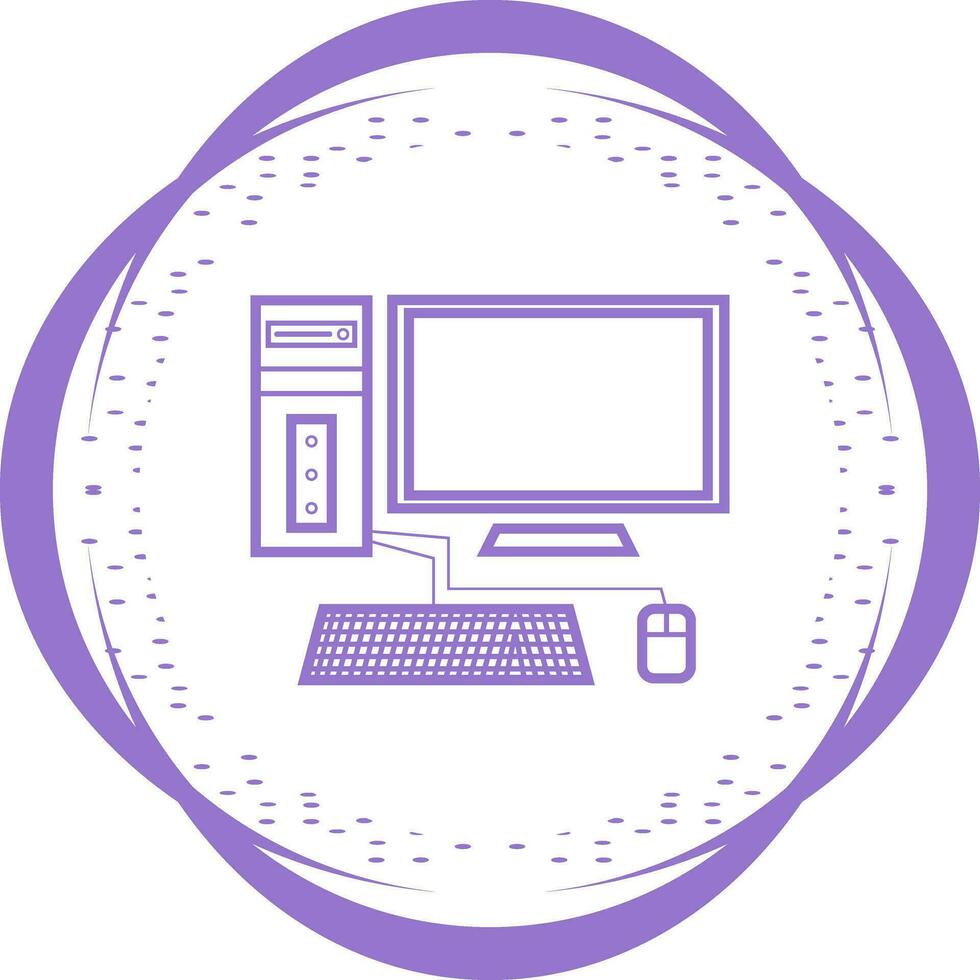 Computer Vector Icon