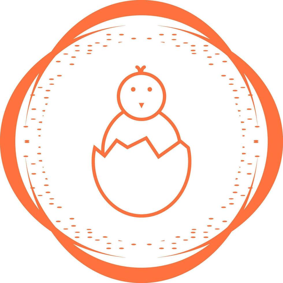 Hatched Egg Vector Icon