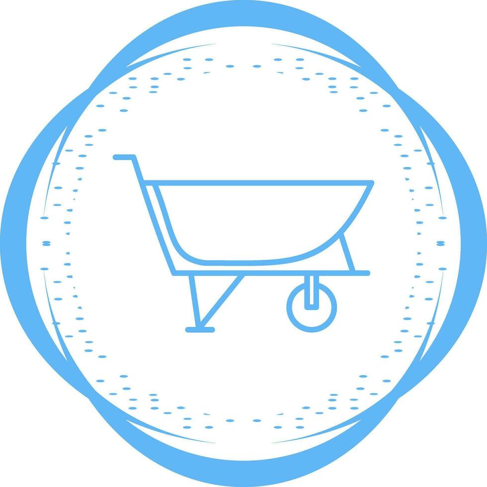 Cement Trolley Vector Icon