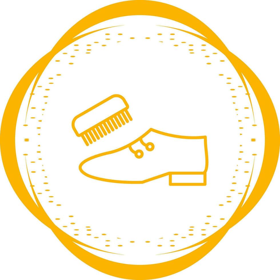 Shoe Polishing Vector Icon