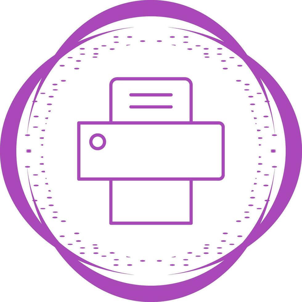Fax Machine Vector Icon