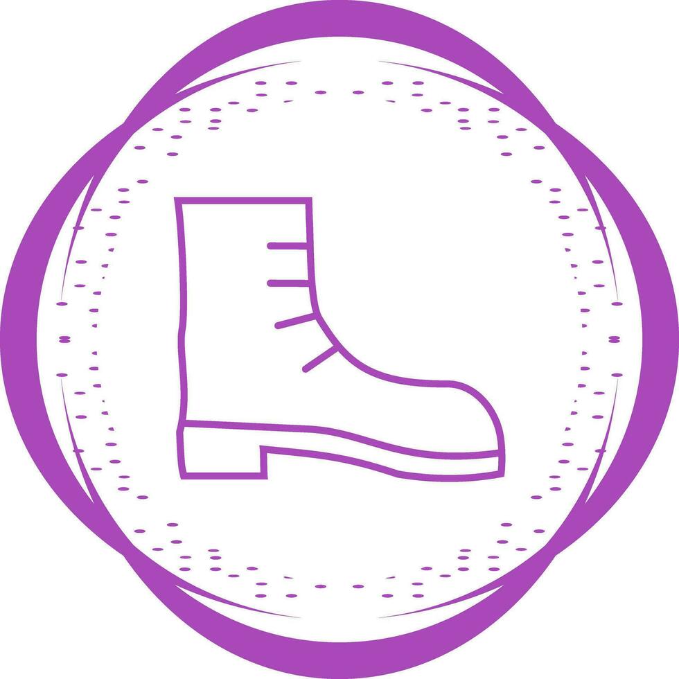 Camping Boot Vector Icon