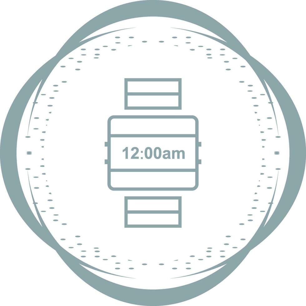 icono de vector de reloj de pulsera