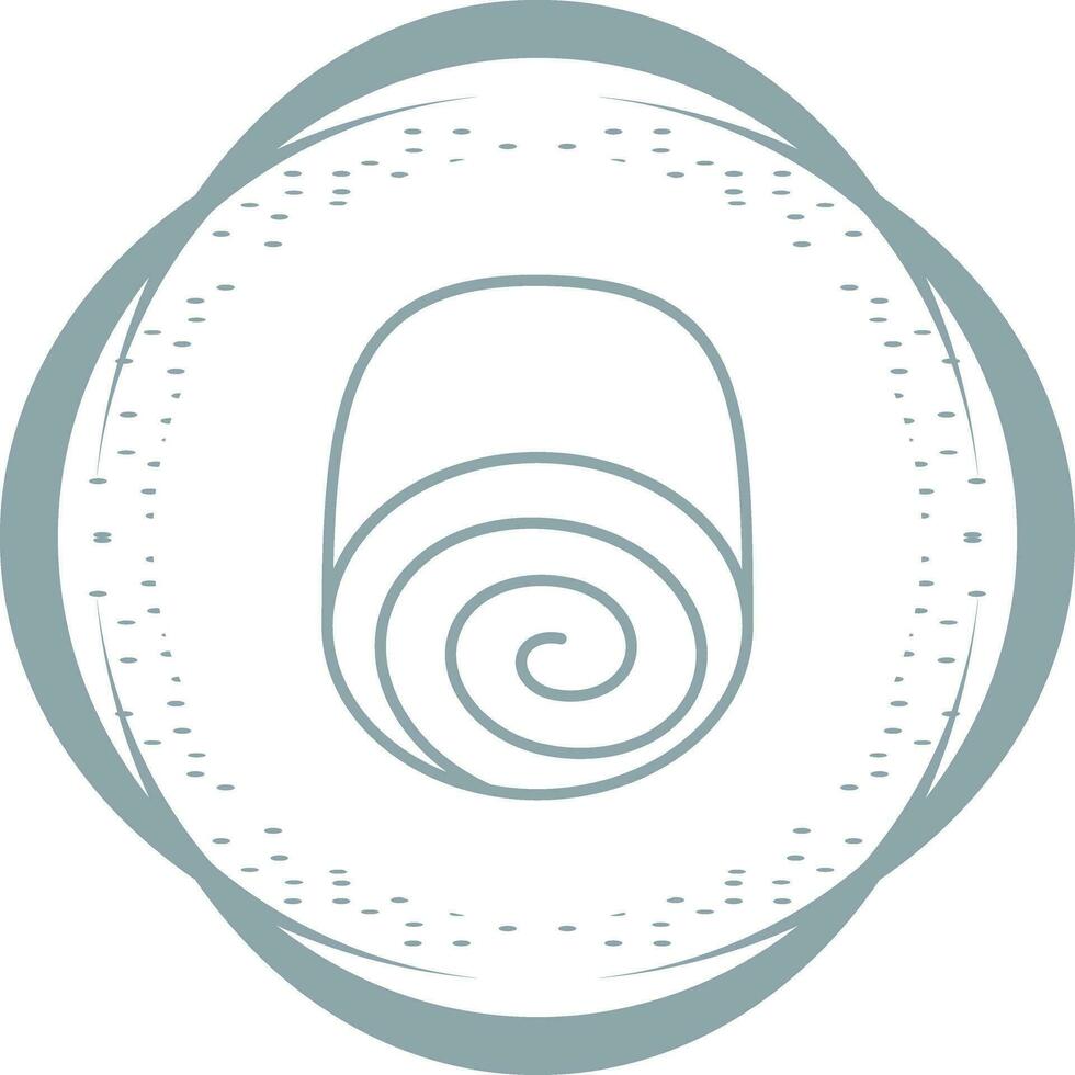 Swiss roll Vector Icon