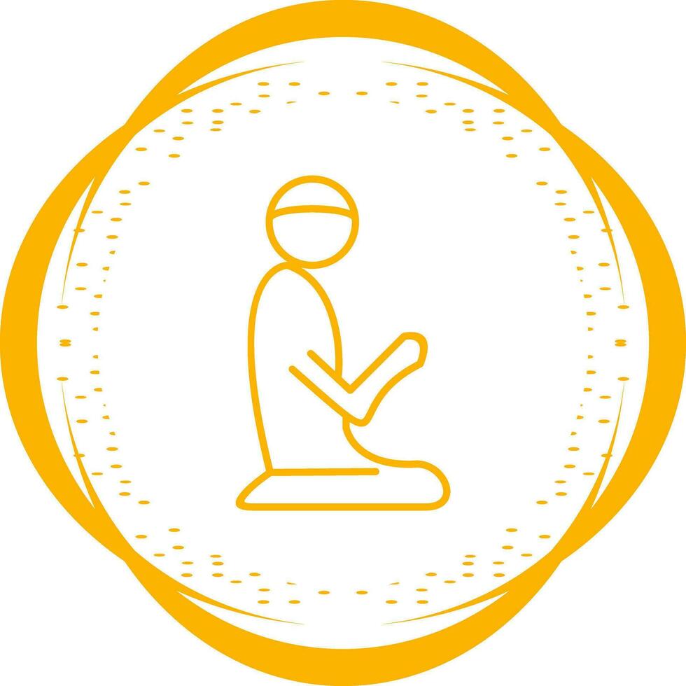 Praying Vector Icon