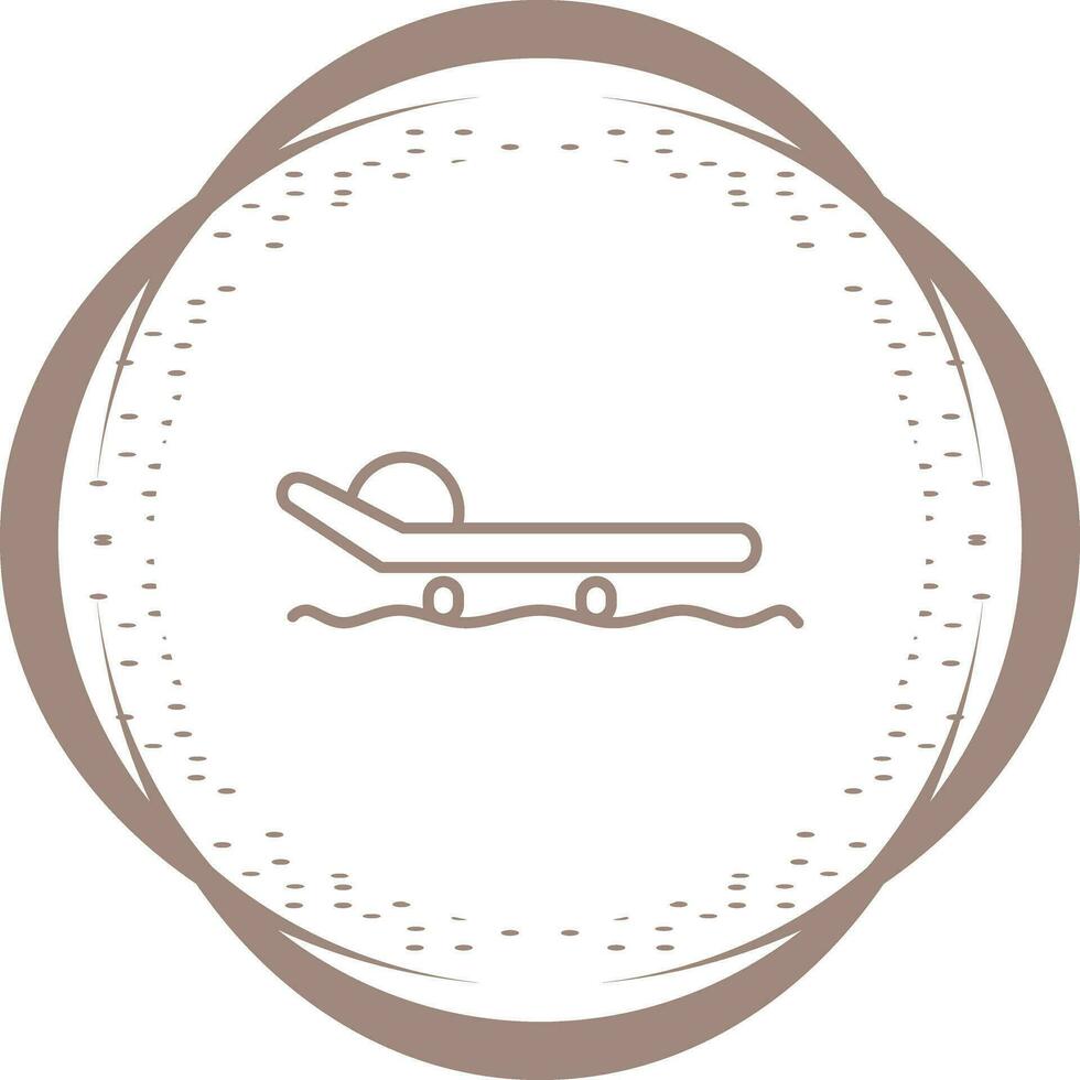Sled with seat Vector Icon
