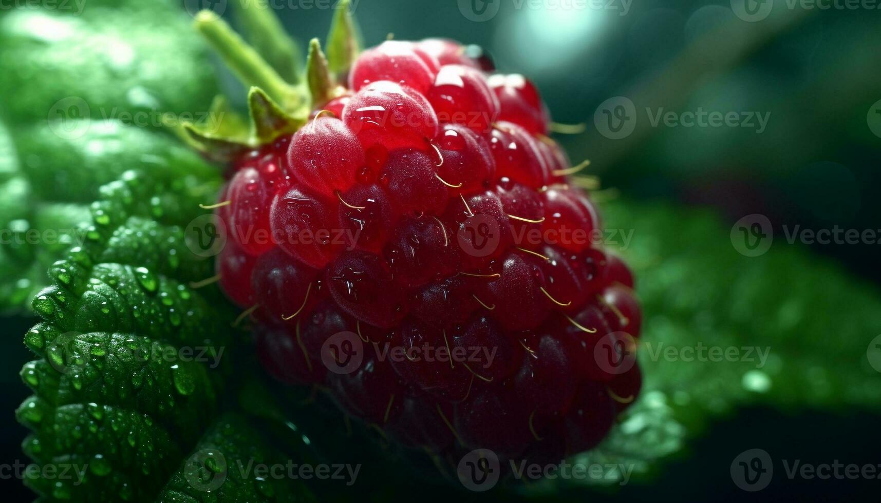 Freshness of ripe berry fruit, nature sweet food, healthy eating generated by AI photo