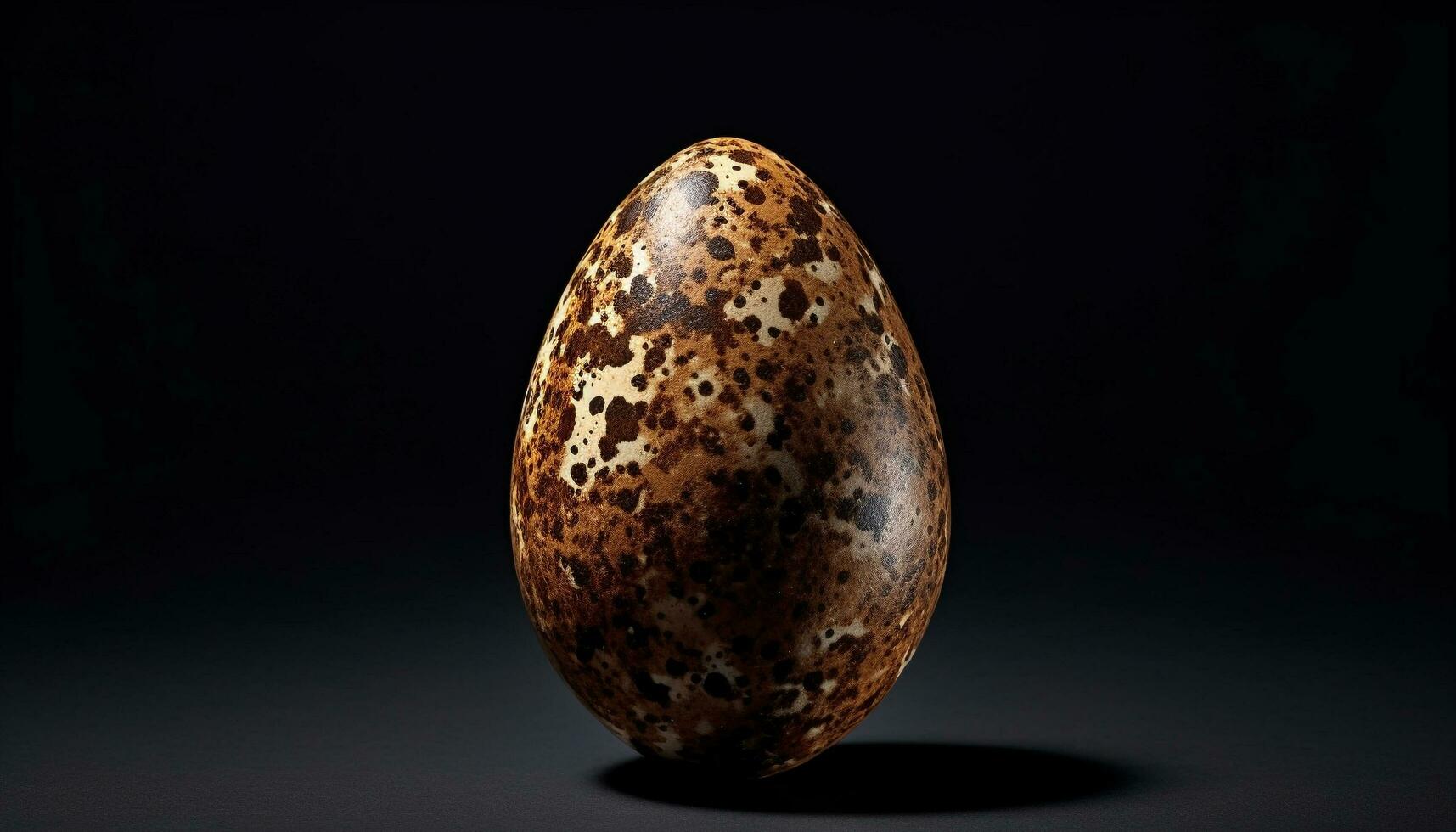 Golden egg, symbol of wealth and celebration, spotted in nature generated by AI photo