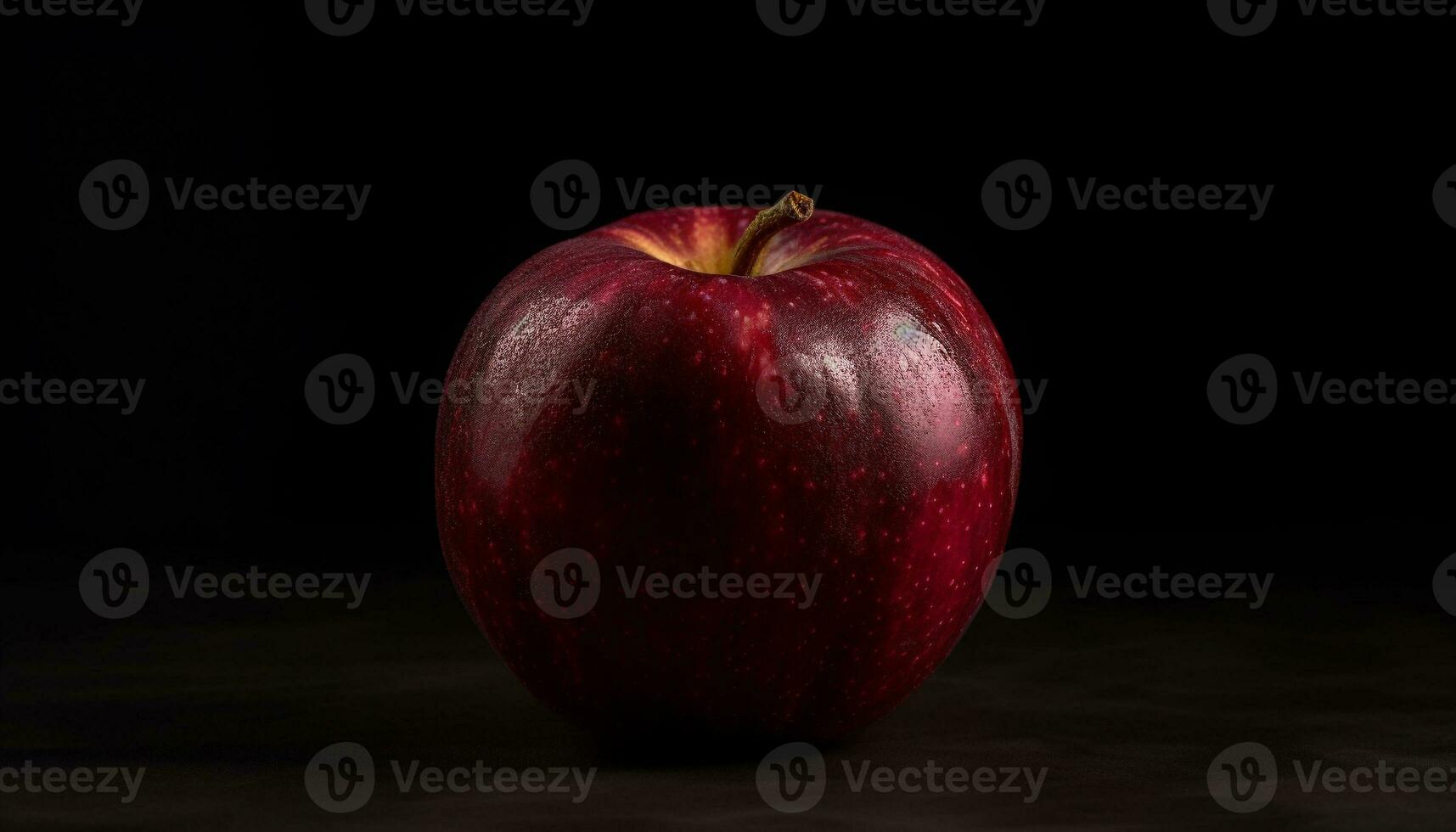 Freshness and nature combine in this delicious, juicy, and vibrant apple generated by AI photo