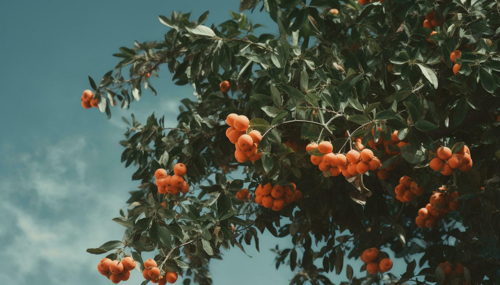 Nature vibrant colors blossom in a fresh, organic, green landscape generated by AI photo