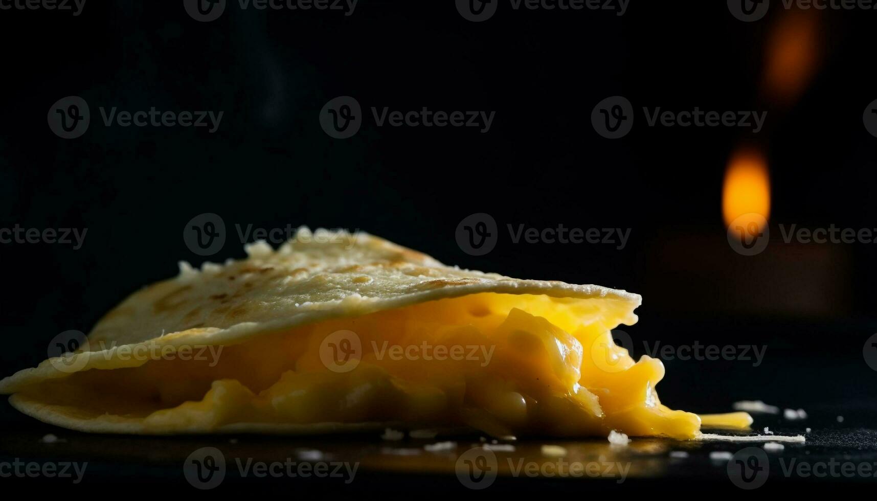 A decadent dessert, baked with melting butter generated by AI photo