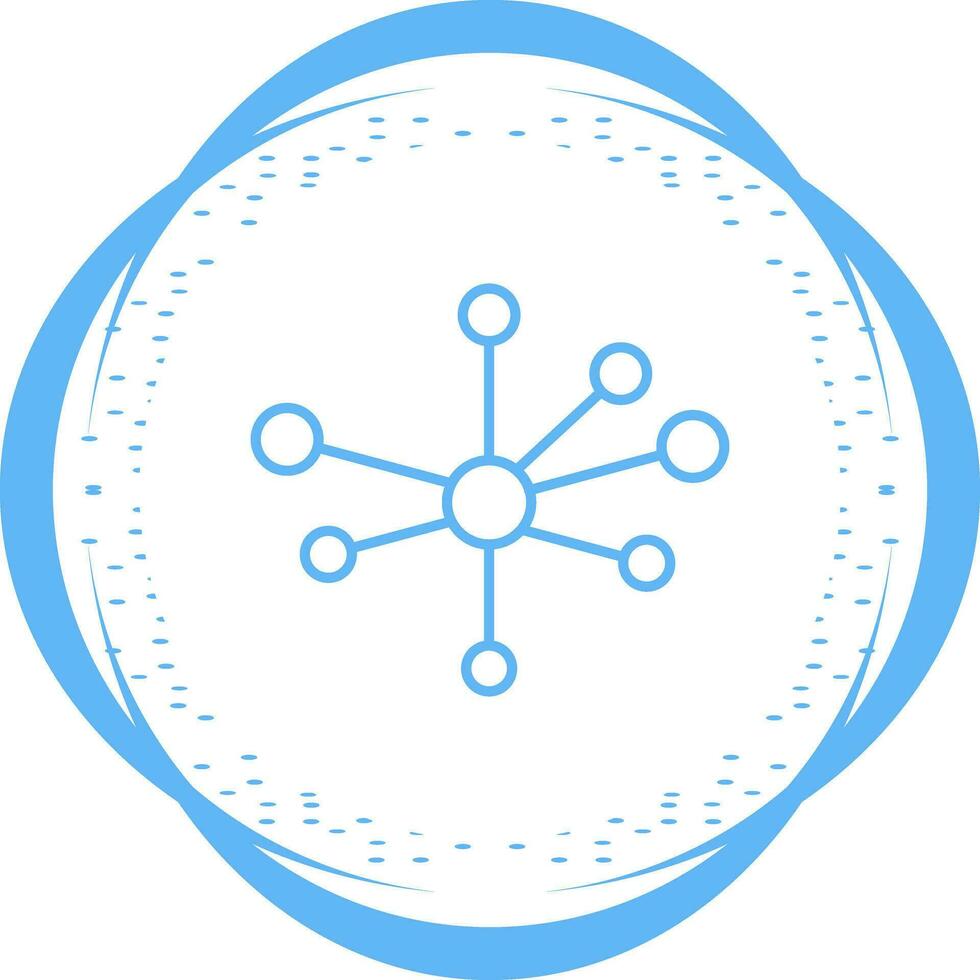 Molecular Structure Vector Icon