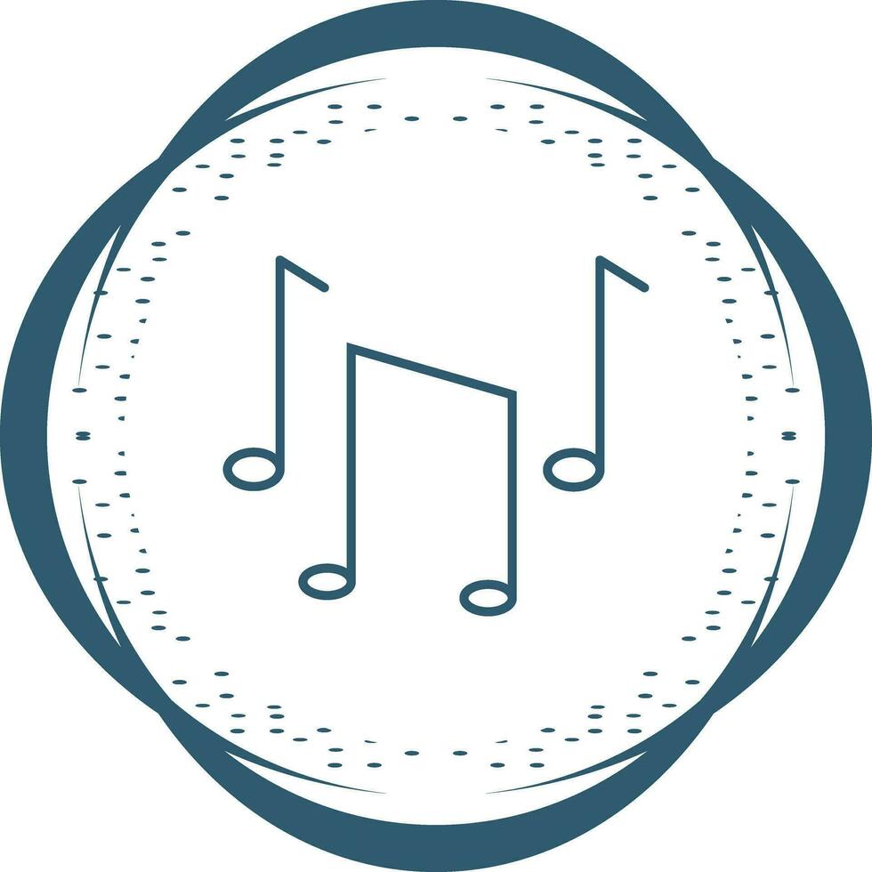 Musical Notes Vector Icon