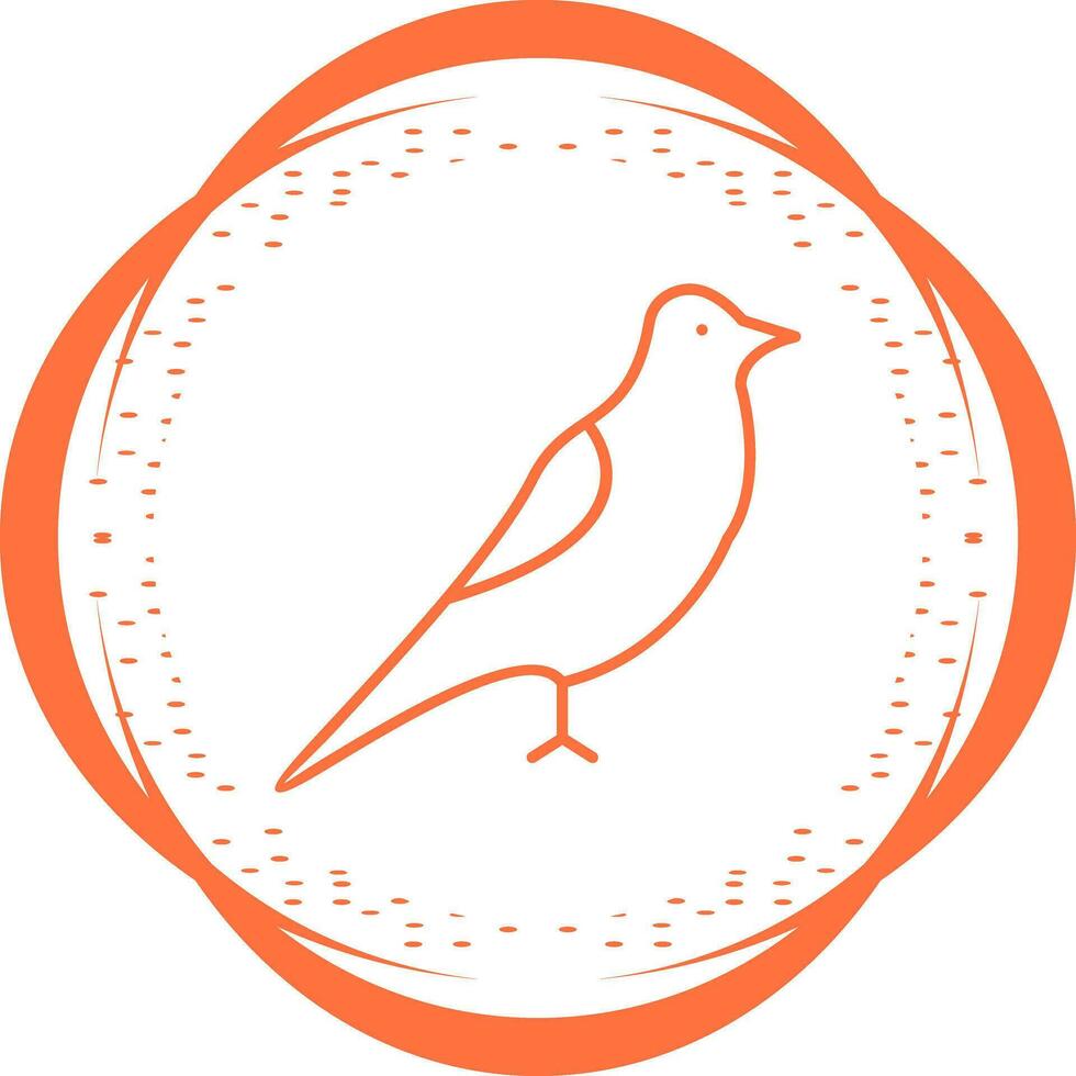 icono de vector de pájaro