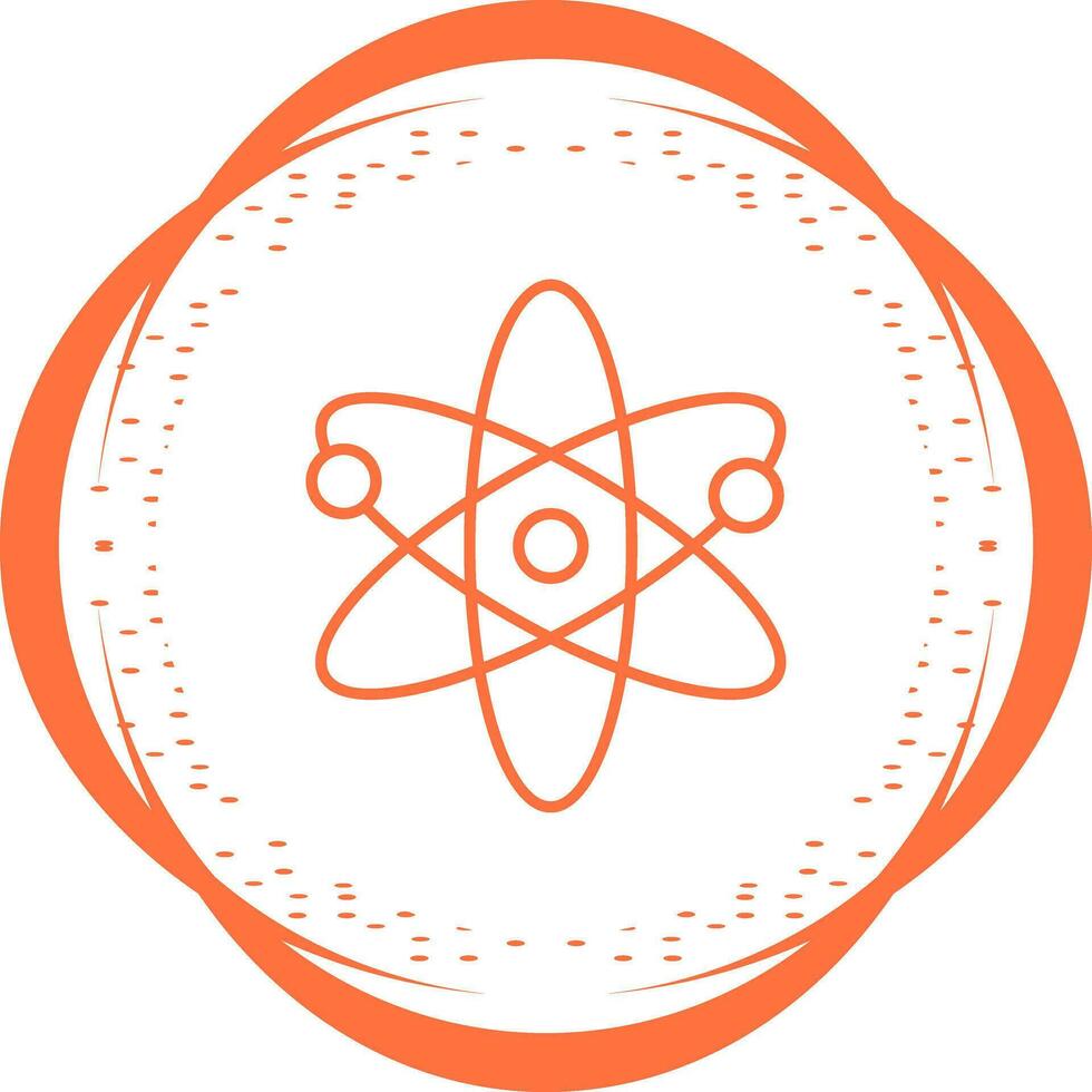 Atomic Structure Vector Icon