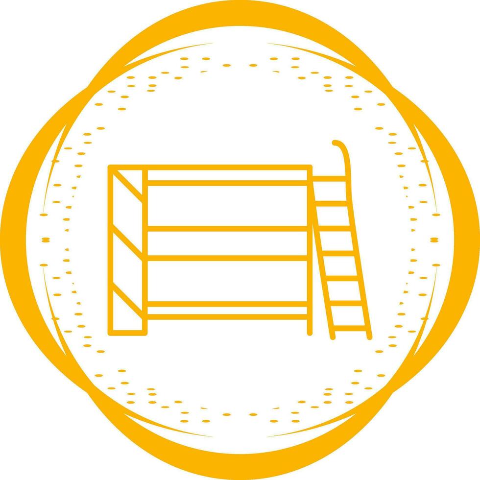 Bunk bed Vector Icon