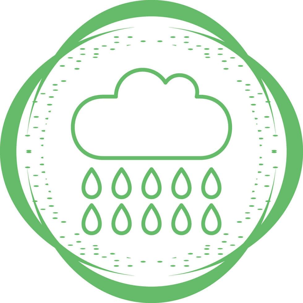 Rain Vector Icon