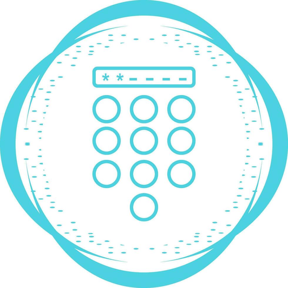 Passcode Lock Vector Icon 26352777 Vector Art at Vecteezy