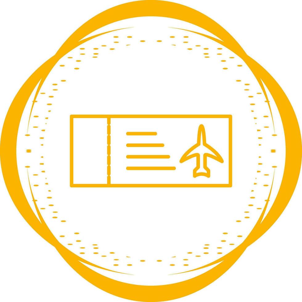 Plane Tickets Vector Icon