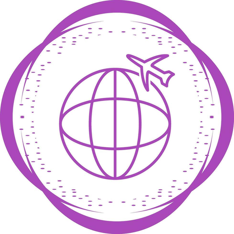 International Flights Vector Icon