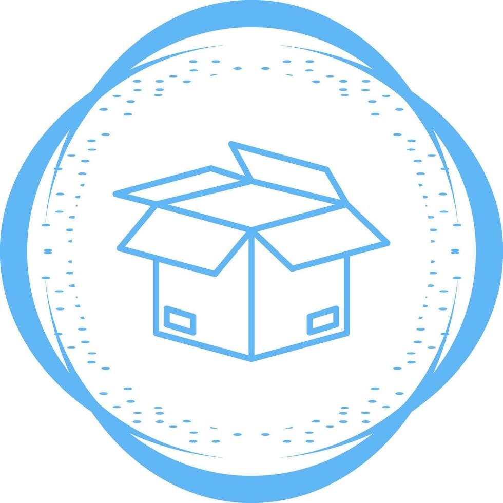 Open Box Vector Icon