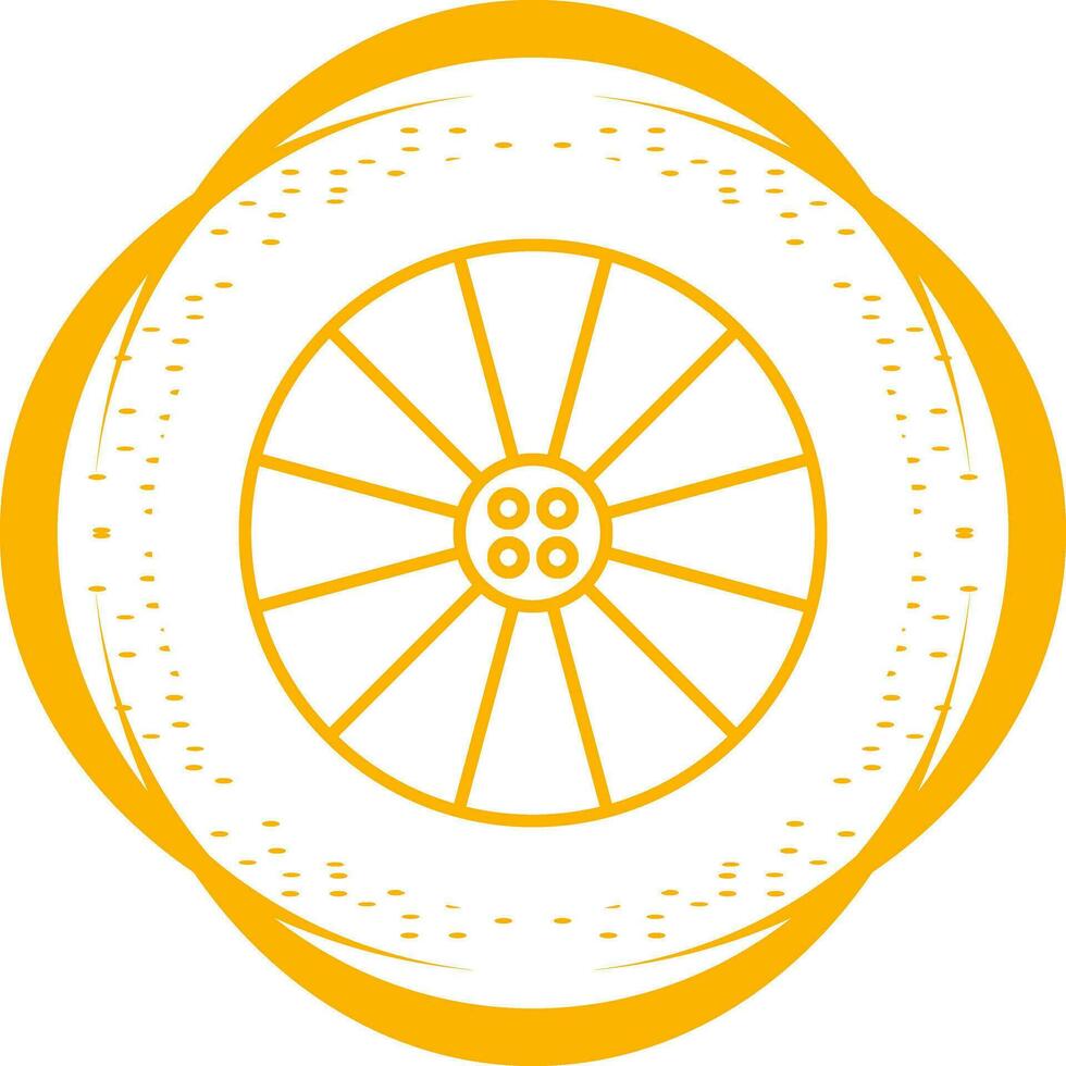 Wheel Vector Icon