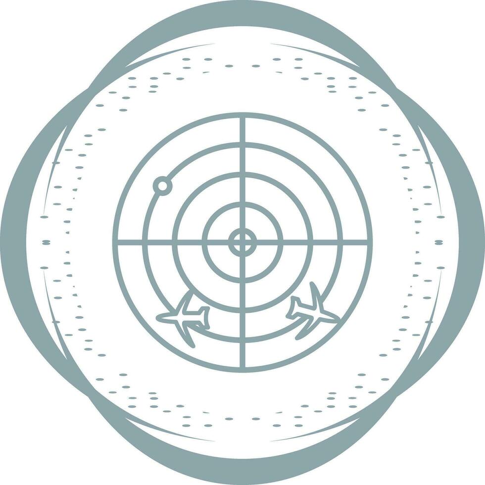 Radar Screen Vector Icon