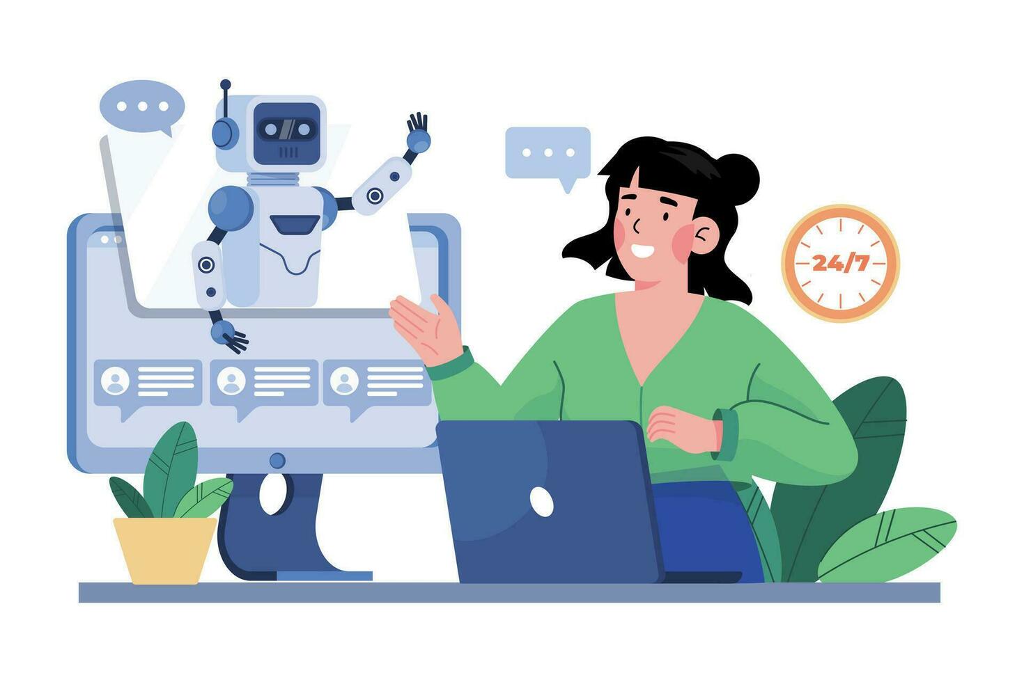 AI chatbots provides instant customer support