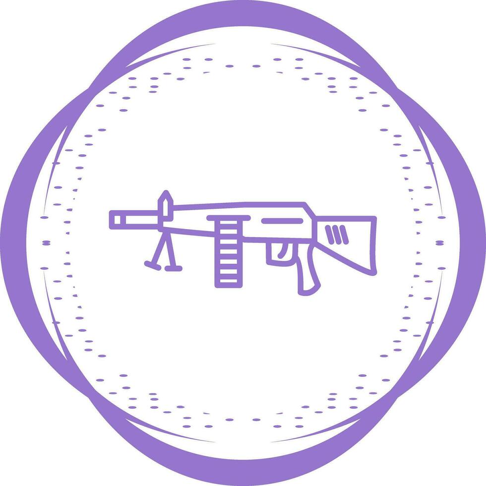 Machine Gun Vector Icon